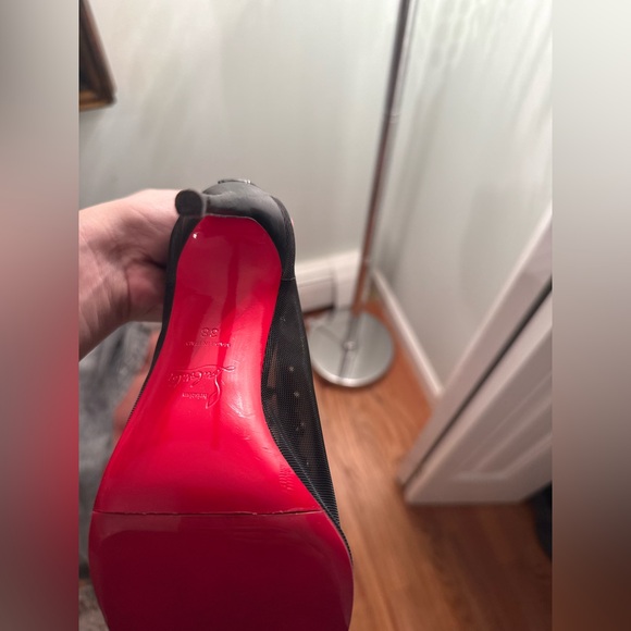 Christian Louboutin Marikat Mirror accent mesh booties RETAIL 1,195 - Picture 14 of 15